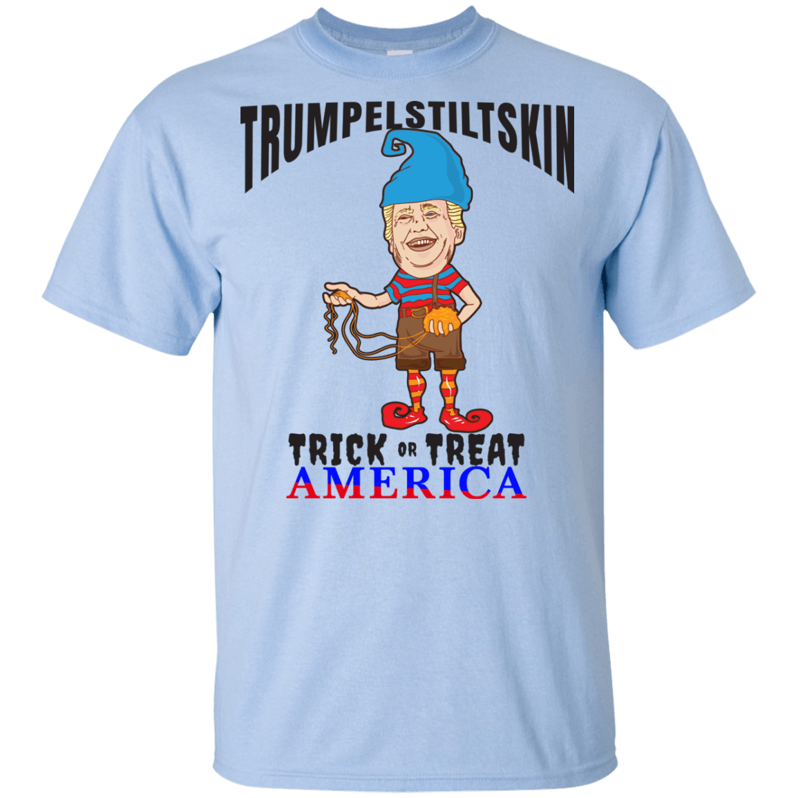 Trumpelstiltskin Trick Or Treat America T-Shirt Halloween Tee (Boys) - DNA Trends