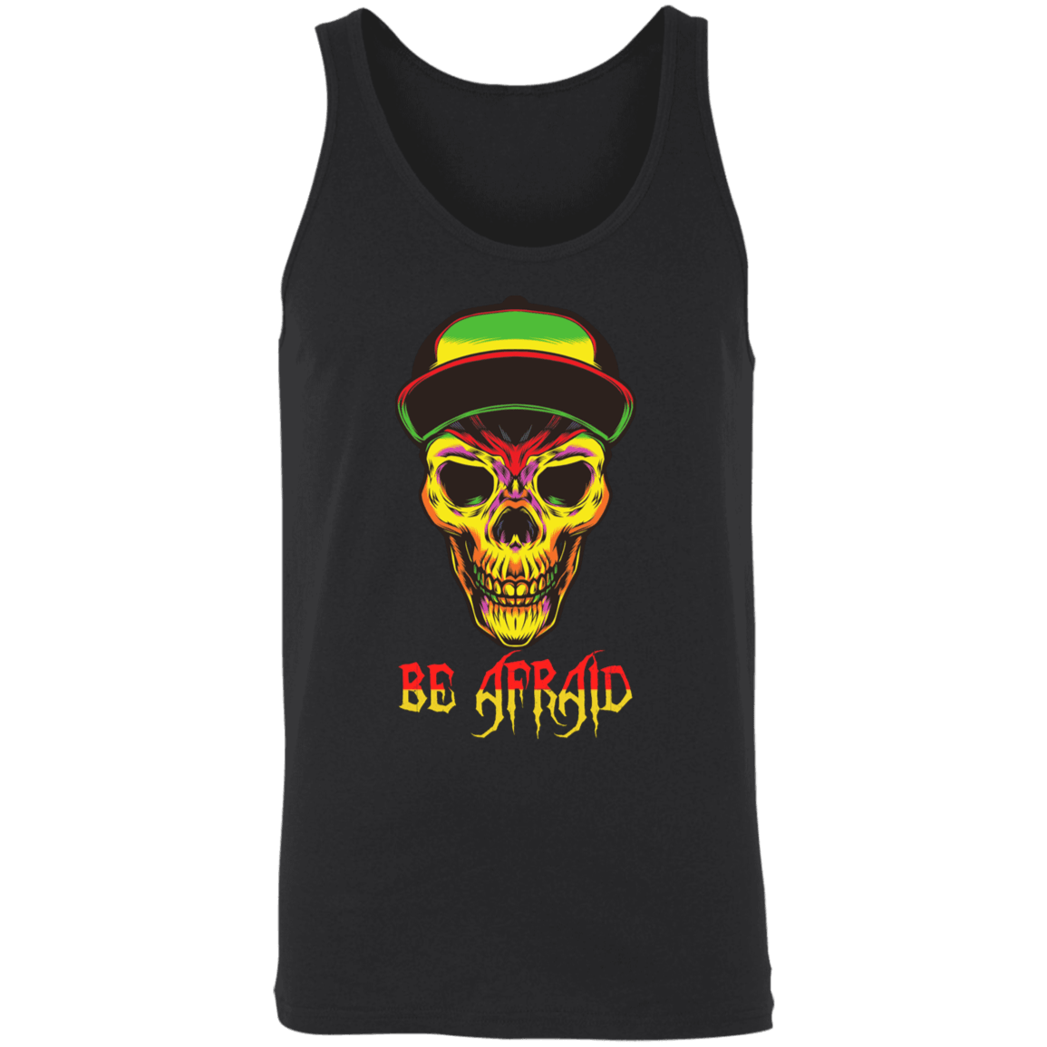 Be Afraid Halloween Costume Unisex Tank - DNA Trends