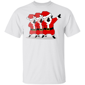 Cool Awesome Dabbing Santa Youth T-Shirt - DNA Trends