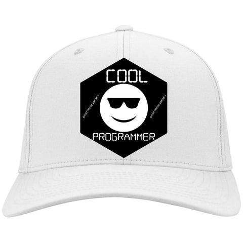 Image of The Cool Programmer  Embroidery Twill Cap For Techies