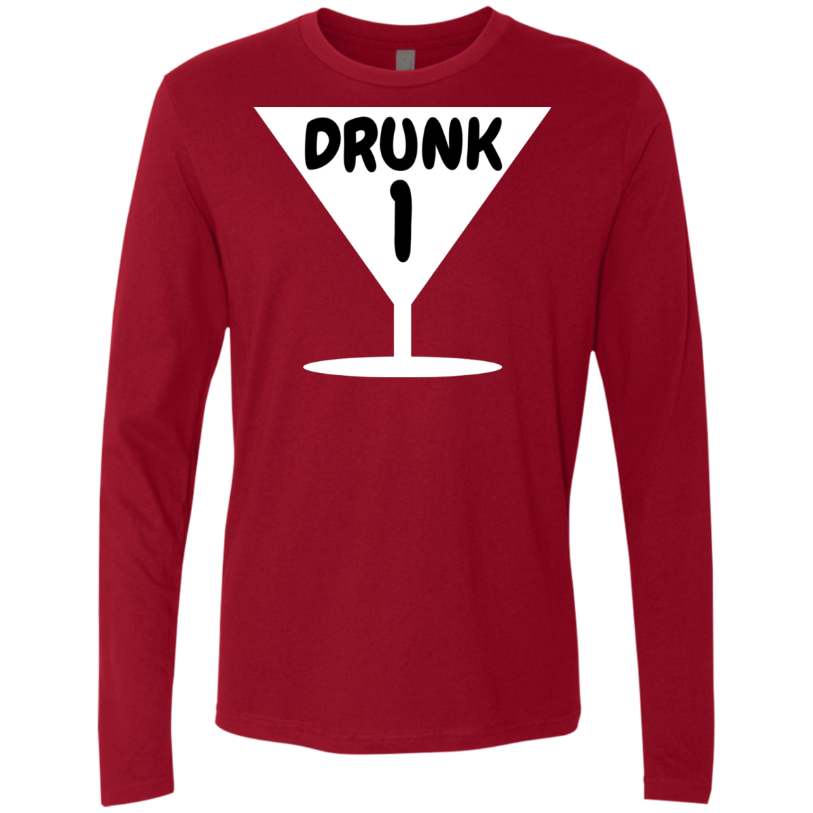 Funny Drunk 1, Thing 1, Thing 2 Halloween Costume Men's Premium LS - DNA Trends