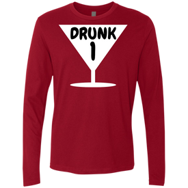 Funny Drunk 1, Thing 1, Thing 2 Halloween Costume Men's Premium LS - DNA Trends