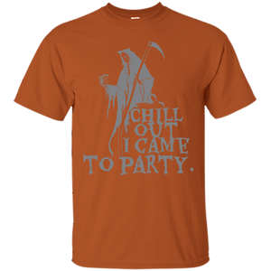 Chill Out I Came To Party Grim Reaper T-Shirt Halloween Tshirt (Men) - DNA Trends