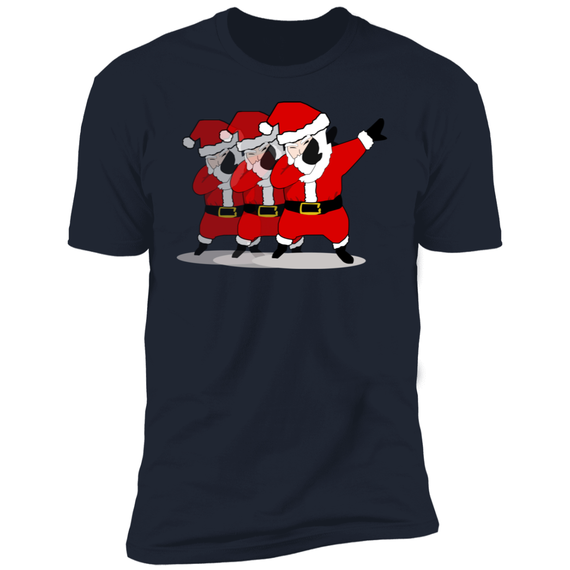 Cool Awesome Dabbing Santa Premium  T-Shirt - DNA Trends