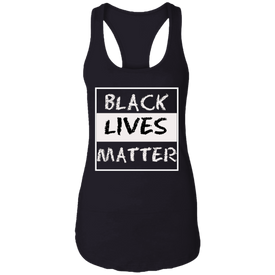 Black Lives Matter Ladies Racerback Tank - DNA Trends