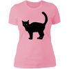 Black Cat Halloween Ladies'  T-Shirt - DNA Trends