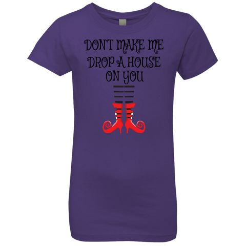 Image of Don’t Make Me Drop A House On You T-Shirt Halloween Clothing (Boys) - DNA Trends