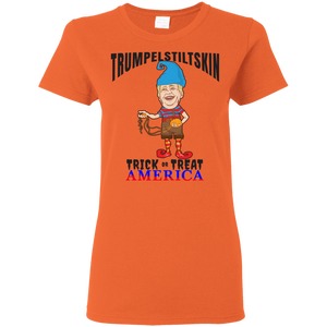 Trumpelstiltskin Trick Or Treat America T-Shirt Halloween Clothes (Women) - DNA Trends