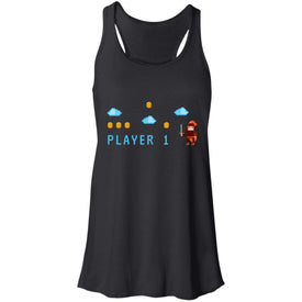 Player 1 Flowy Racerback Tank - DNA Trends