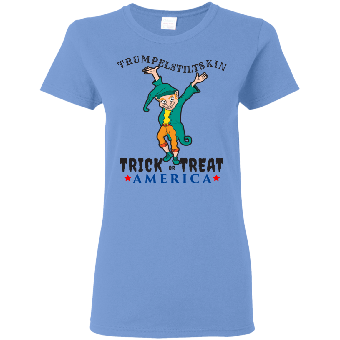 Trumpelstiltskin Trick Or Treat America T-Shirt Halloween Clothing (Women) - DNA Trends