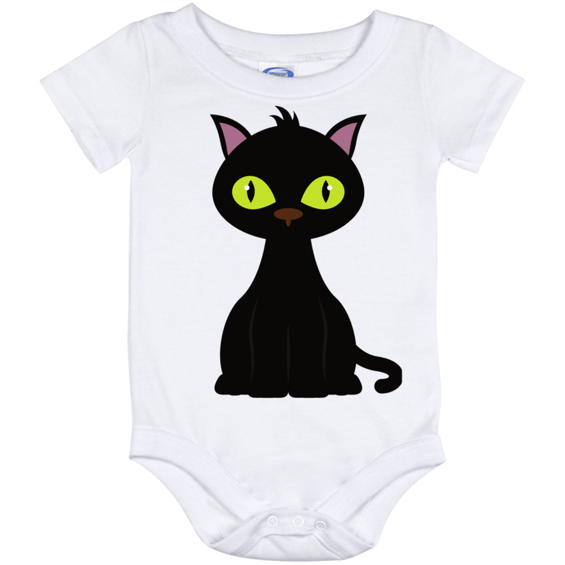 Black Kitten Halloween Costume Baby Bodysuit - DNA Trends