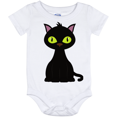 Image of Black Kitten Halloween Costume Baby Bodysuit - DNA Trends