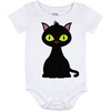 Black Kitten Halloween Costume Baby Bodysuit - DNA Trends