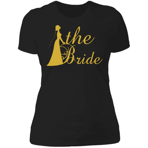 Image of Bridal Shower- Golden Font Bachelorette Part  Ladies' NL T-Shirt For Bride - DNA Trends