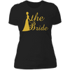 Bridal Shower- Golden Font Bachelorette Part  Ladies' NL T-Shirt For Bride - DNA Trends