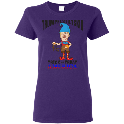Image of Trumpelstiltskin Trick Or Treat America T-Shirt Halloween Clothes (Women) - DNA Trends