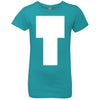 Chipmunks "T" Theodore Letter Print T-Shirts  (Girls) - DNA Trends