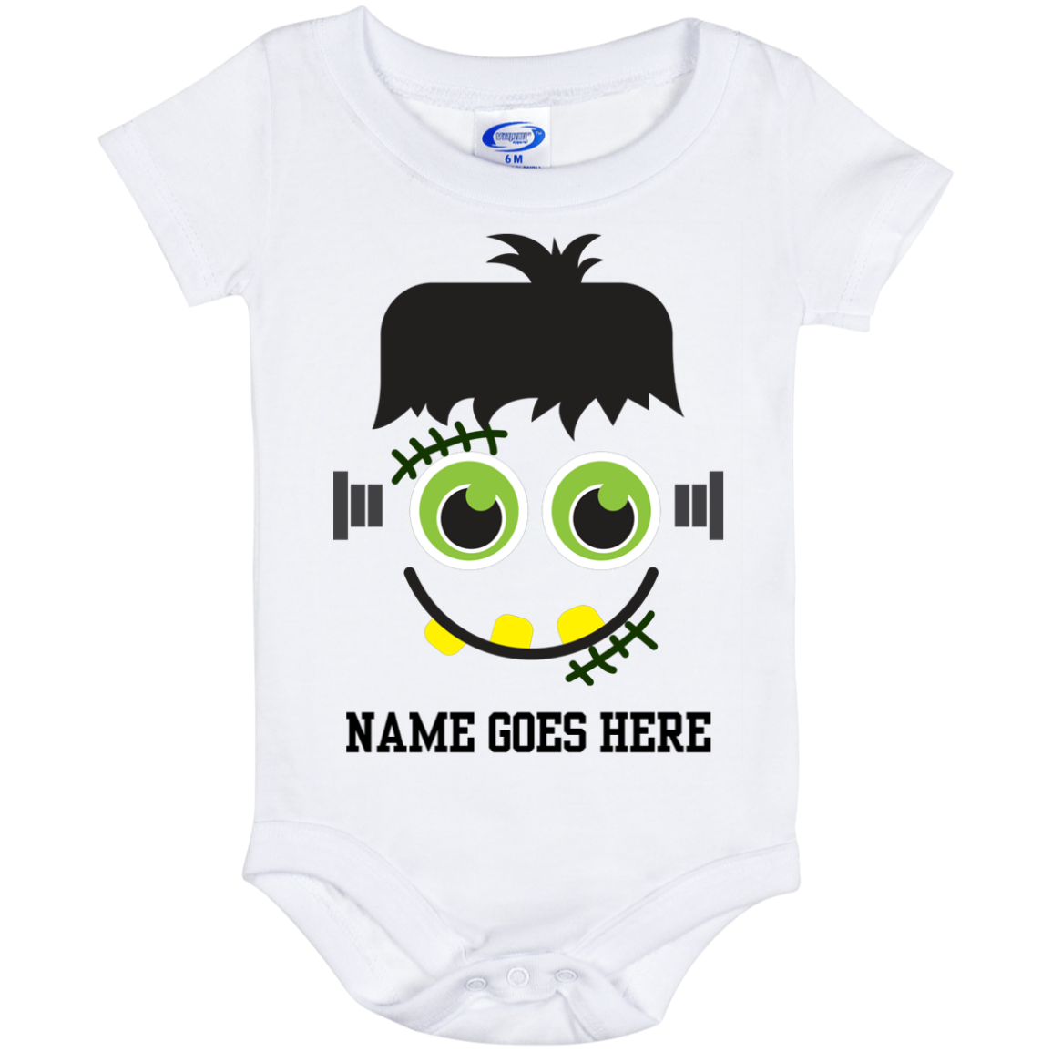 Personalized Frankenstein Halloween Costume Baby Onesie (0-2 Years) - DNA Trends