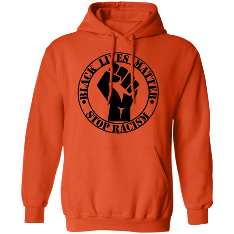 Image of BLM NO TO RACISM Pullover Hoodie - DNA Trends
