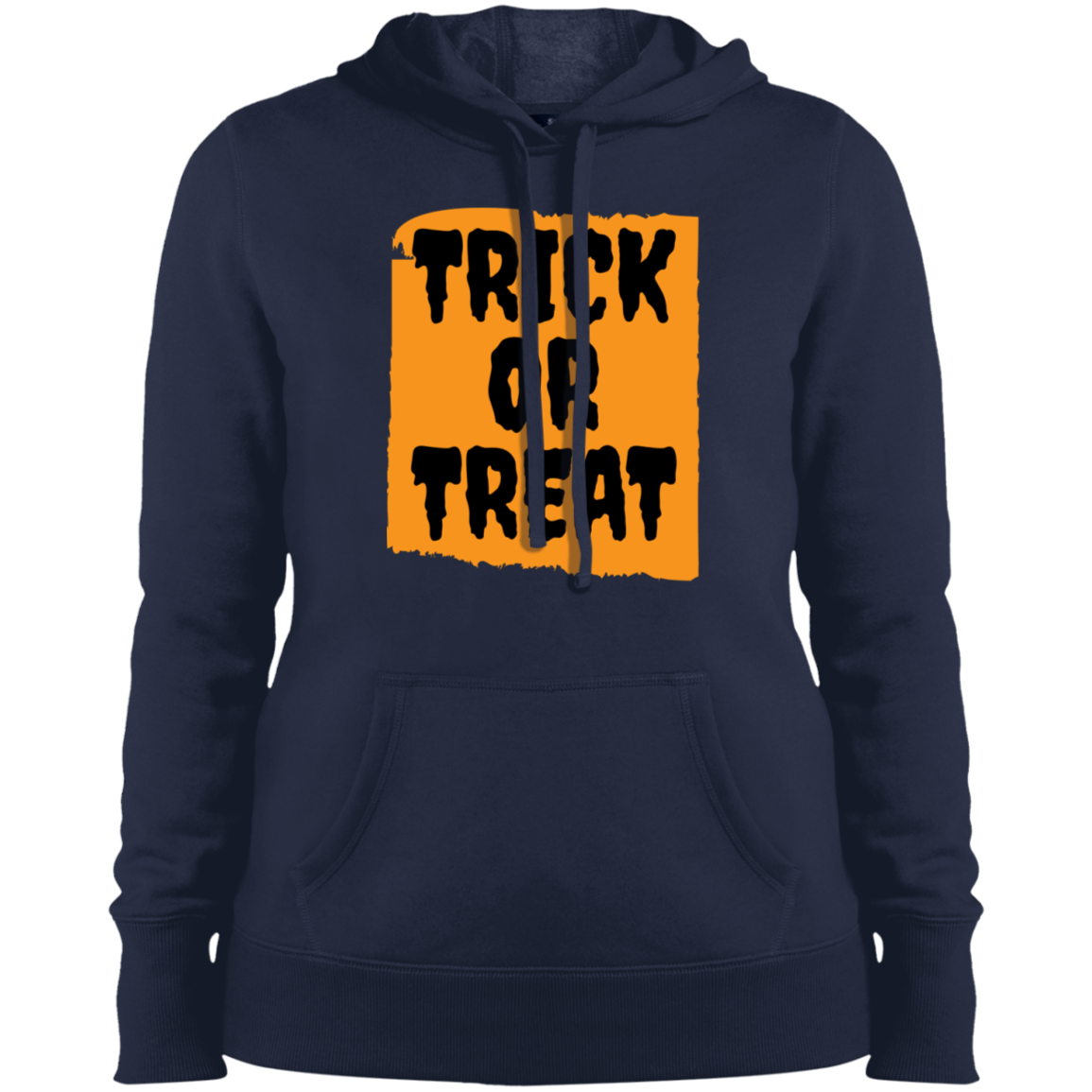 Trick or Treat  Halloween Ladies'  Hooded Sweatshirt - DNA Trends