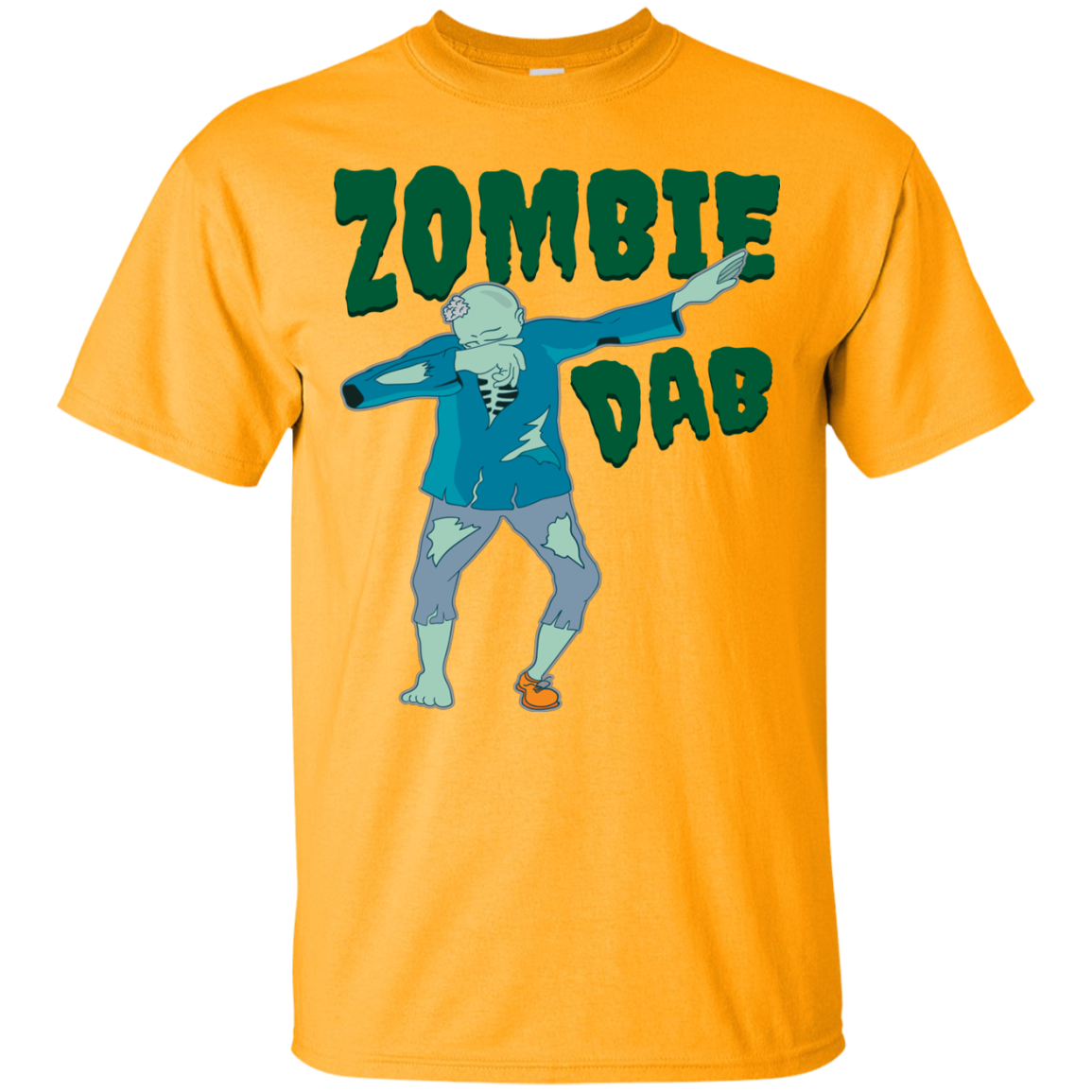 Trendy Zombie Dab T-Shirt Halloween Clothes (Men) - DNA Trends