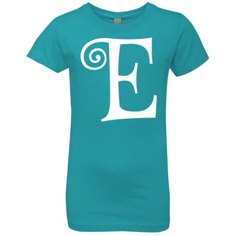 Image of Chipettes "E" Elenore Letter Print T-Shirts (Girls) - DNA Trends