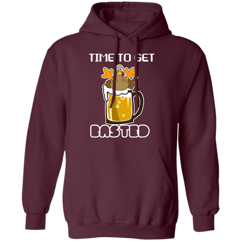 Image of Time To Get Basted Thanksgiving Pullover Hoodie - DNA Trends