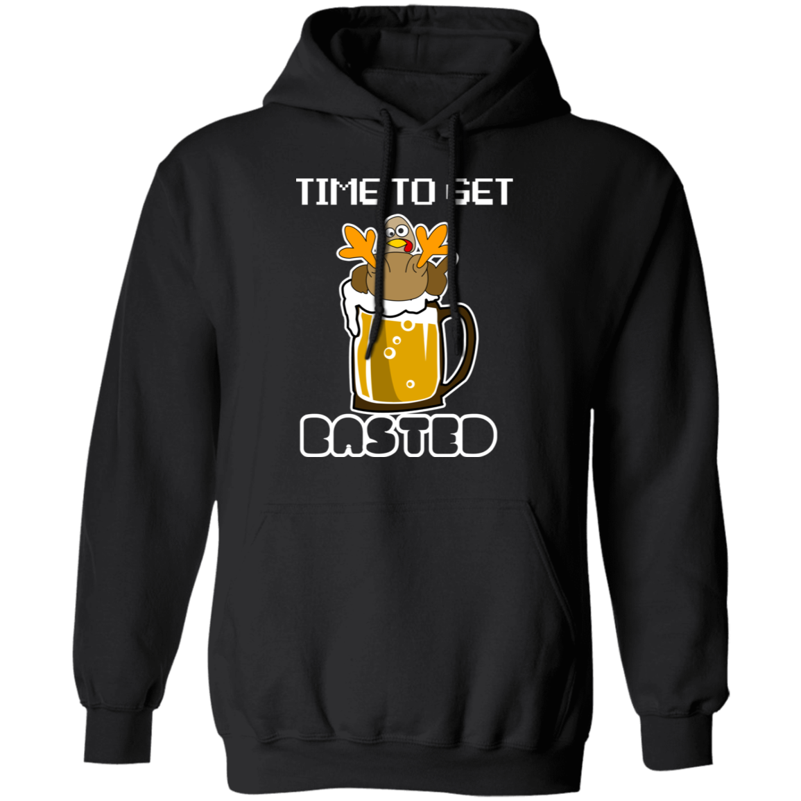Time To Get Basted Thanksgiving Pullover Hoodie - DNA Trends