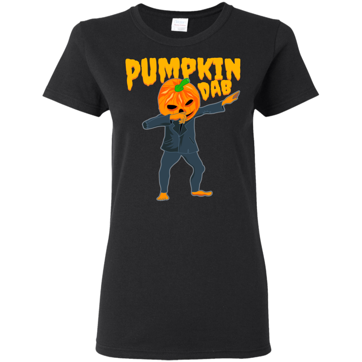 Trendy Pumpkinhead Dab T-Shirt Halloween Shirt (Women) - DNA Trends