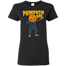 Trendy Pumpkinhead Dab T-Shirt Halloween Shirt (Women) - DNA Trends