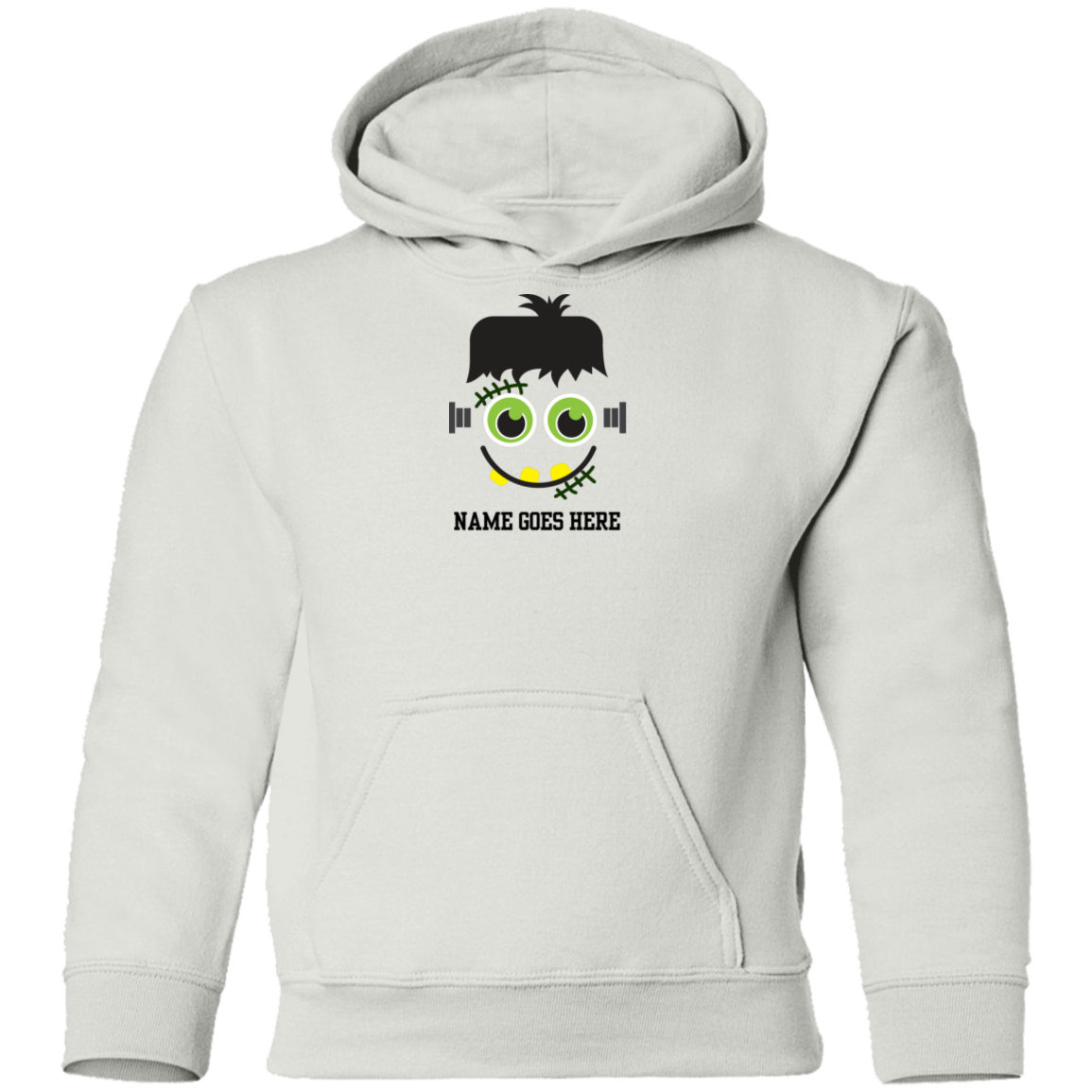 Personalised Frankenstein  Halloween Costume  Youth Pullover Hoodie - DNA Trends