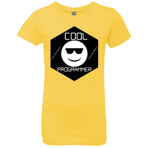 The Cool Programmer  Girls' Princess T-Shirt For Techies