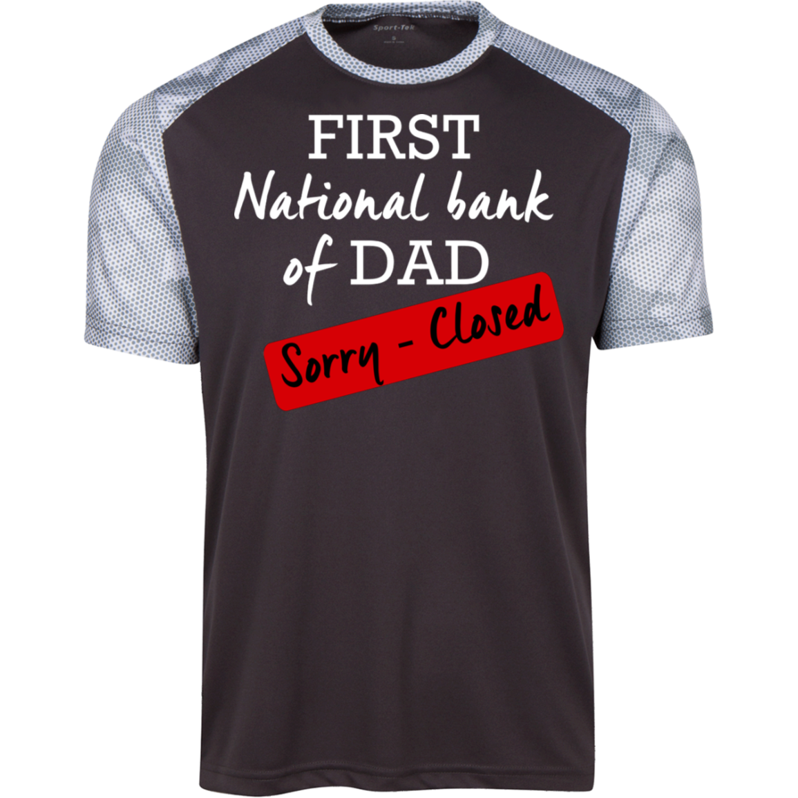 National Bank of Dad CamoHex  T-Shirt - DNA Trends