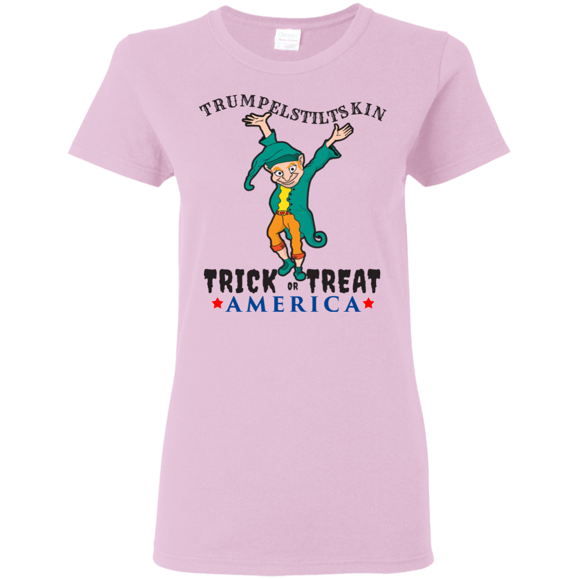 Trumpelstiltskin Trick Or Treat America T-Shirt Halloween Clothing (Women) - DNA Trends