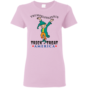 Trumpelstiltskin Trick Or Treat America T-Shirt Halloween Clothing (Women) - DNA Trends
