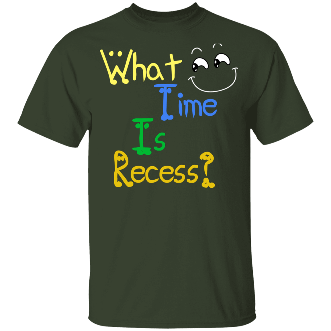 What Time Is Recess - Back to School Youth T-Shirt - DNA Trends