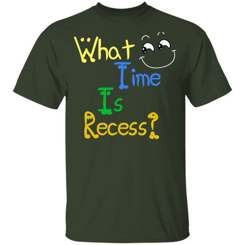 Image of What Time Is Recess - Back to School Youth T-Shirt - DNA Trends