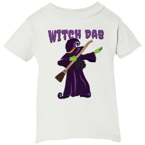 Image of Trendy Witch Dab T-Shirt Halloween Tee (Infants) - DNA Trends