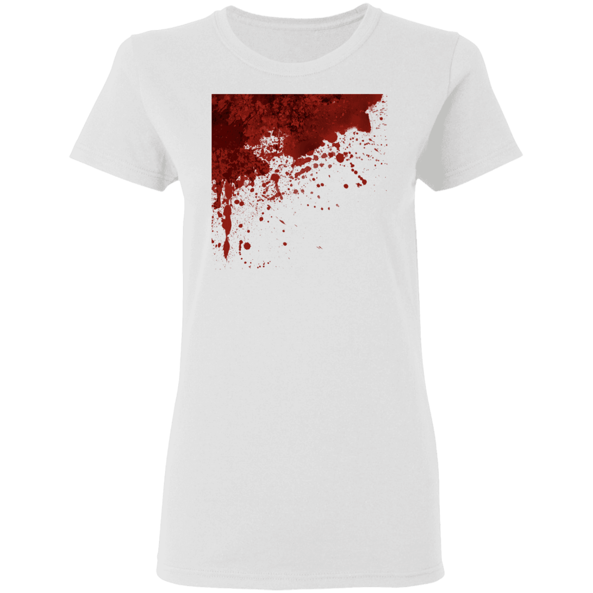Blood Splatter Halloween Costume Ladies'  T-Shirt - DNA Trends