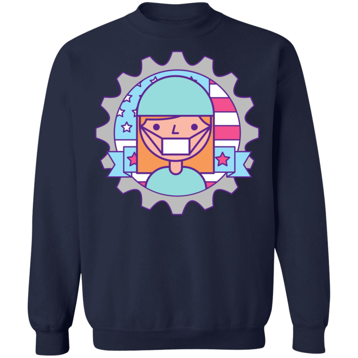 Essential Worker Labor Day Crewneck Pullover Sweatshirt - DNA Trends