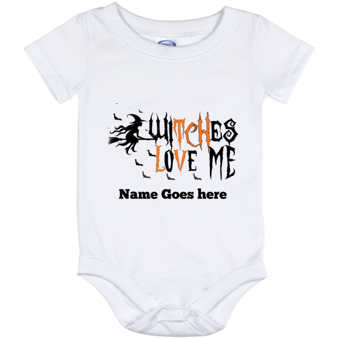 Personalized- Witches Love Me Halloween Costume  Baby Onesie - DNA Trends