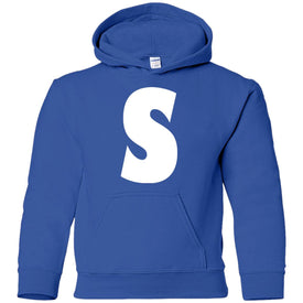 Chipmunks "S" Simon Letter Print Hoodie Pullover (Boys) - DNA Trends