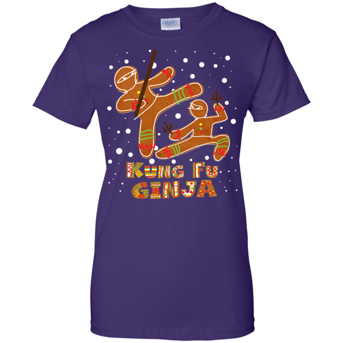 Funny Kung Fu Ninja Ladies' 100% Cotton T-Shirt for This Christmas - DNA Trends