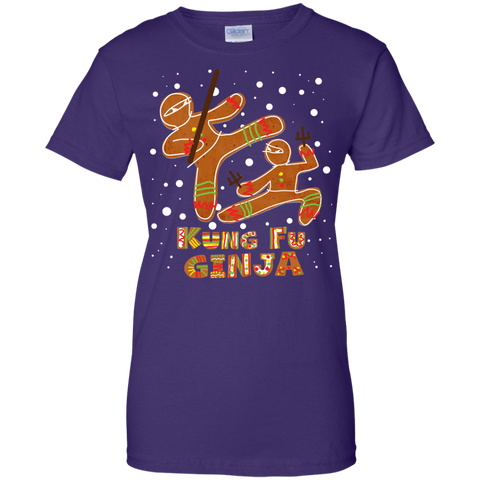 Image of Funny Kung Fu Ninja Ladies' 100% Cotton T-Shirt for This Christmas - DNA Trends