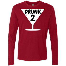 Funny Drunk 2, Thing 1, Thing 2 Halloween Costume Men's Premium LS - DNA Trends