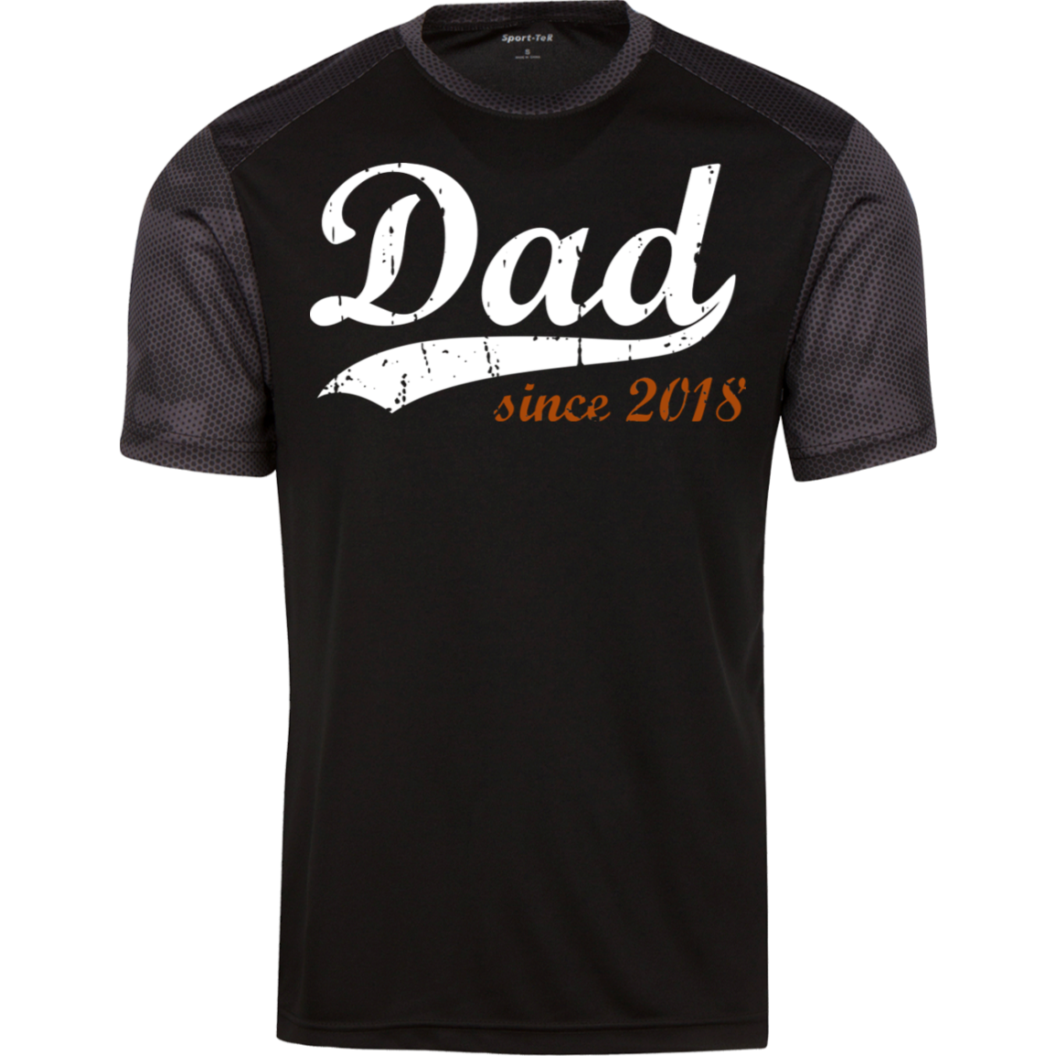 Dad since 2018 CamoHex  T-Shirt - DNA Trends