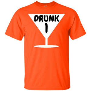 Funny Drunk 1, Thing 1 Halloween Costume Ultra Cotton T-Shirt - DNA Trends