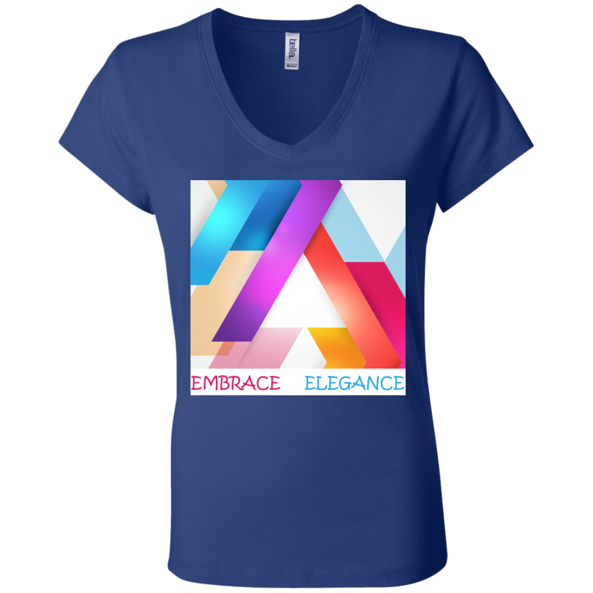 Embrace Elegance Ladies' V-Neck T-Shirt - DNA Trends