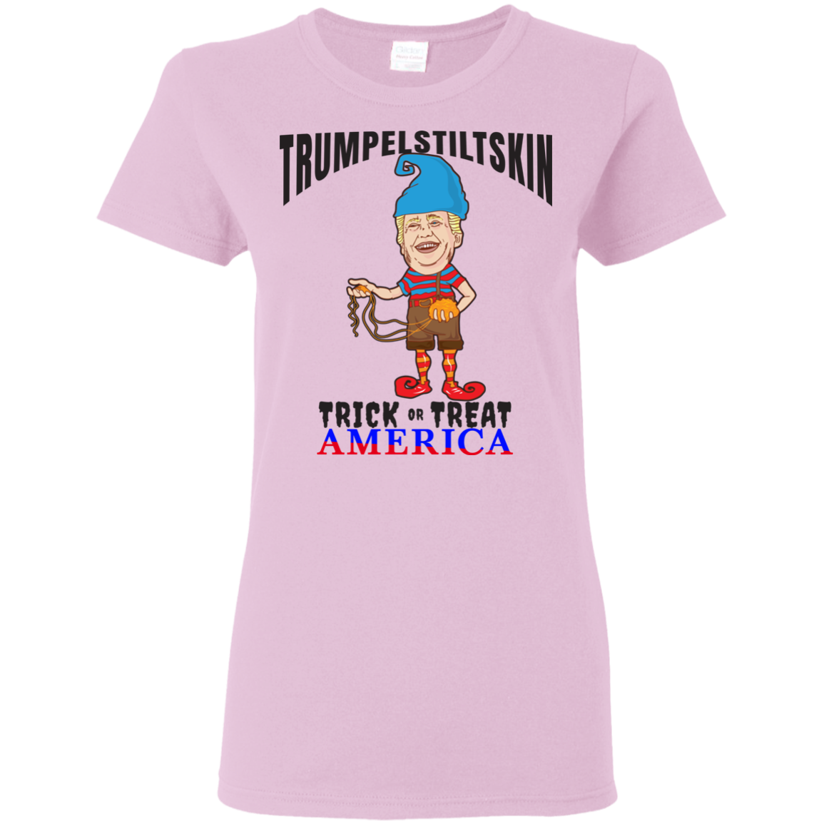 Trumpelstiltskin Trick Or Treat America T-Shirt Halloween Clothes (Women) - DNA Trends