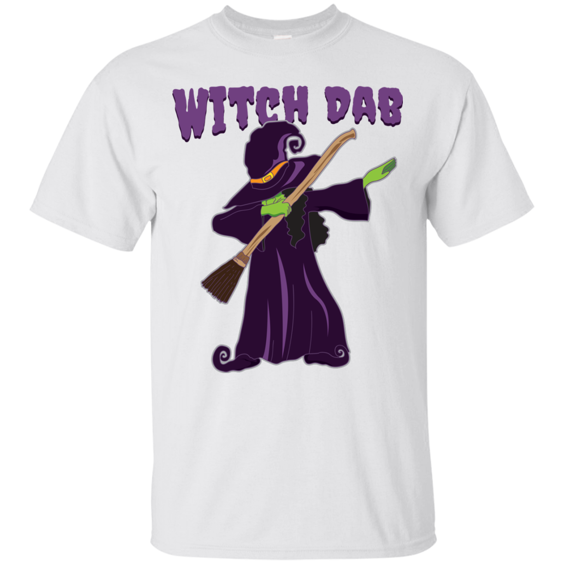 Trendy Witch Dab T-Shirt Halloween Tees (Men) - DNA Trends